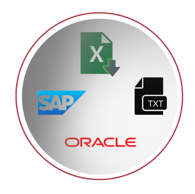 imagem de alguns sistemas emrpesariais famosos, como SAP, Excel e outros.